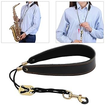 サックス本体、ストラップ、スタンド付き Amazon | プロのサックスネックストラップ、アルトサックス